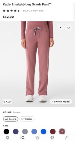 Figs Kade espresso scrub pants