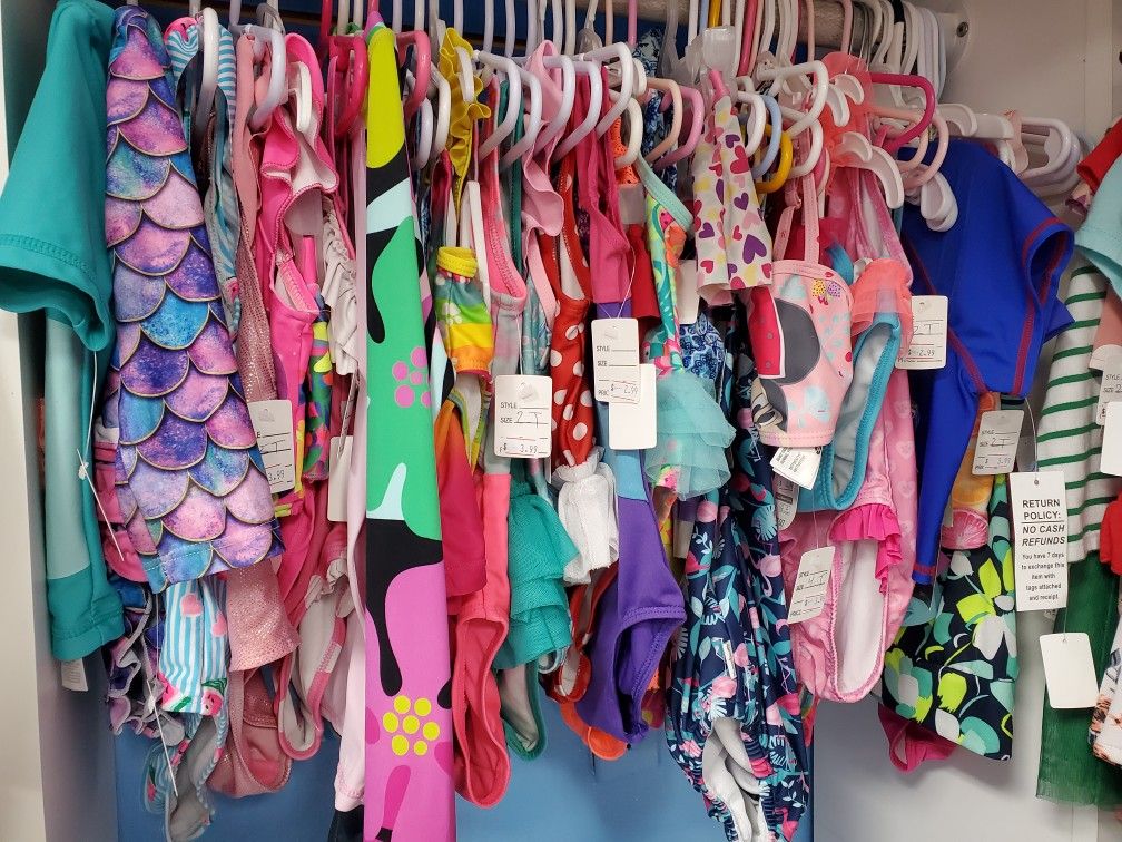 Girls Bathing Suits Size 2T,3T, & 4T