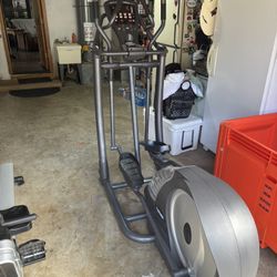 Elliptical and rowing Machine