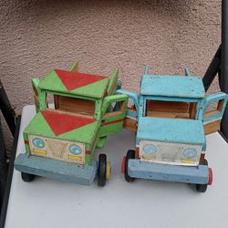 Wood Trucks Toys 