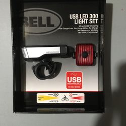 Bell USB LED 300 Bicycle Light Set