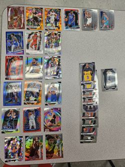 Big 2025 Card Lot Prizm, Mosaic, Topps Chrome