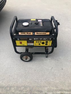 Steele 3500 Watt Portable Gas Generator