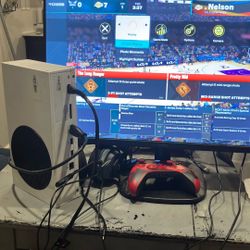 Xbox Series And Monitor And Controller And Headset With 82 Games 