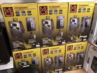 Mrdj power dj 15” speakers