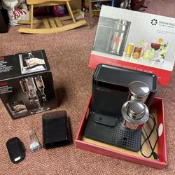 DrinkWorks Home Bar by Keurig + 3 Bottle Revolving Liquor Dispenser