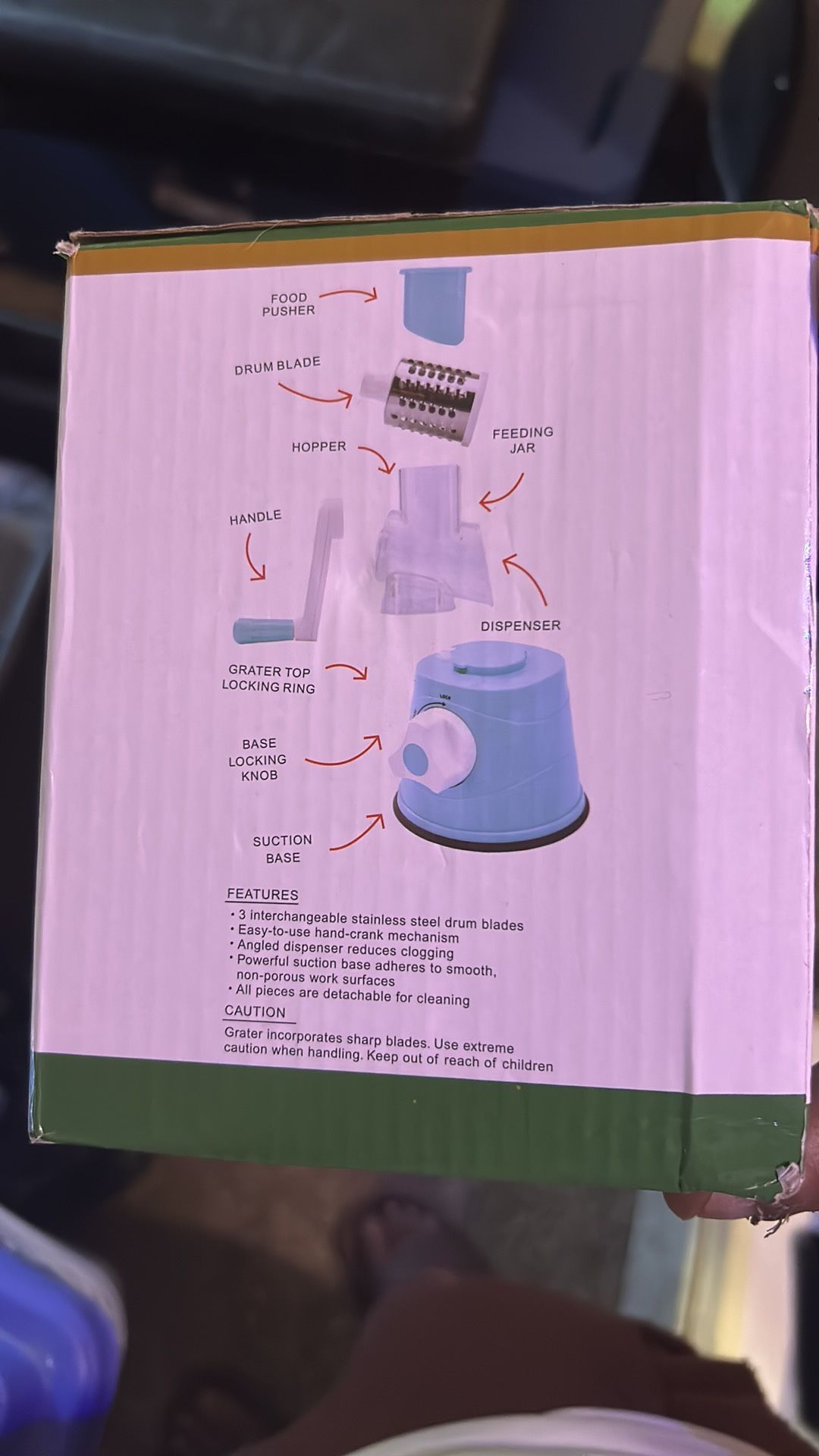 TableTop Drum Grater