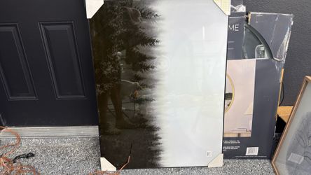 Picture frame black and white