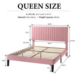 Pink Queen sizes bedframe still in box!!