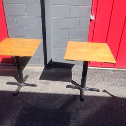 Two heavy duty tables