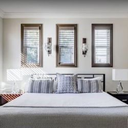 Solid IKEA Black Metal Cal King Size Bed Frame W/Spring Box + Mattress 