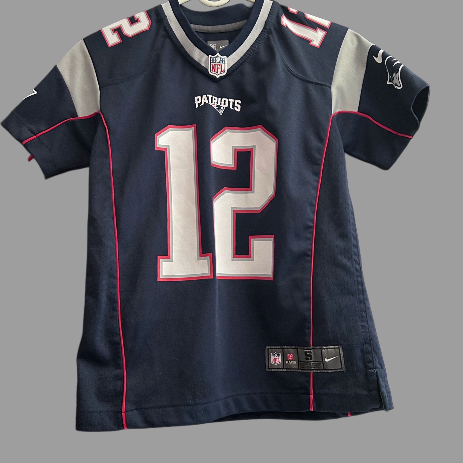 Tom Brady #12 New England Patriots Football Jersey Blue Nike - Womens Size Small