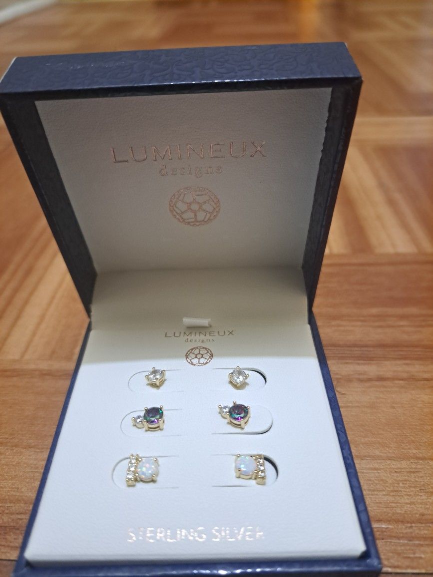 Lumineux Designs: Mixed Ear Trio Earrings Set