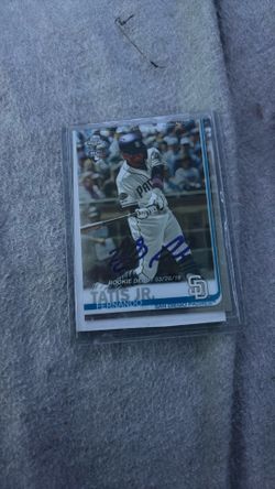 Fernando Tatís Junior Rookie Topps Chrome Autograph