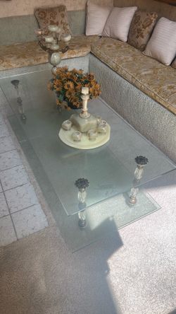 Hollywood regency coffee table