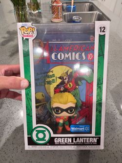 Funko Pop! Comic Cover: All American Comics - GREEN LANTERN Vinyl Figure #12 - Walmart Exclusive. Brand New in protective case and plastic wrap.  Neve