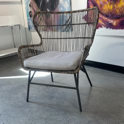 Rattan Cushion Accent Chair