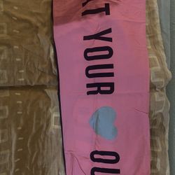 Vintage pink/vs body pillow pillow case