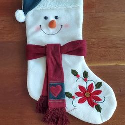 Front door    snowman stocking    26 inches