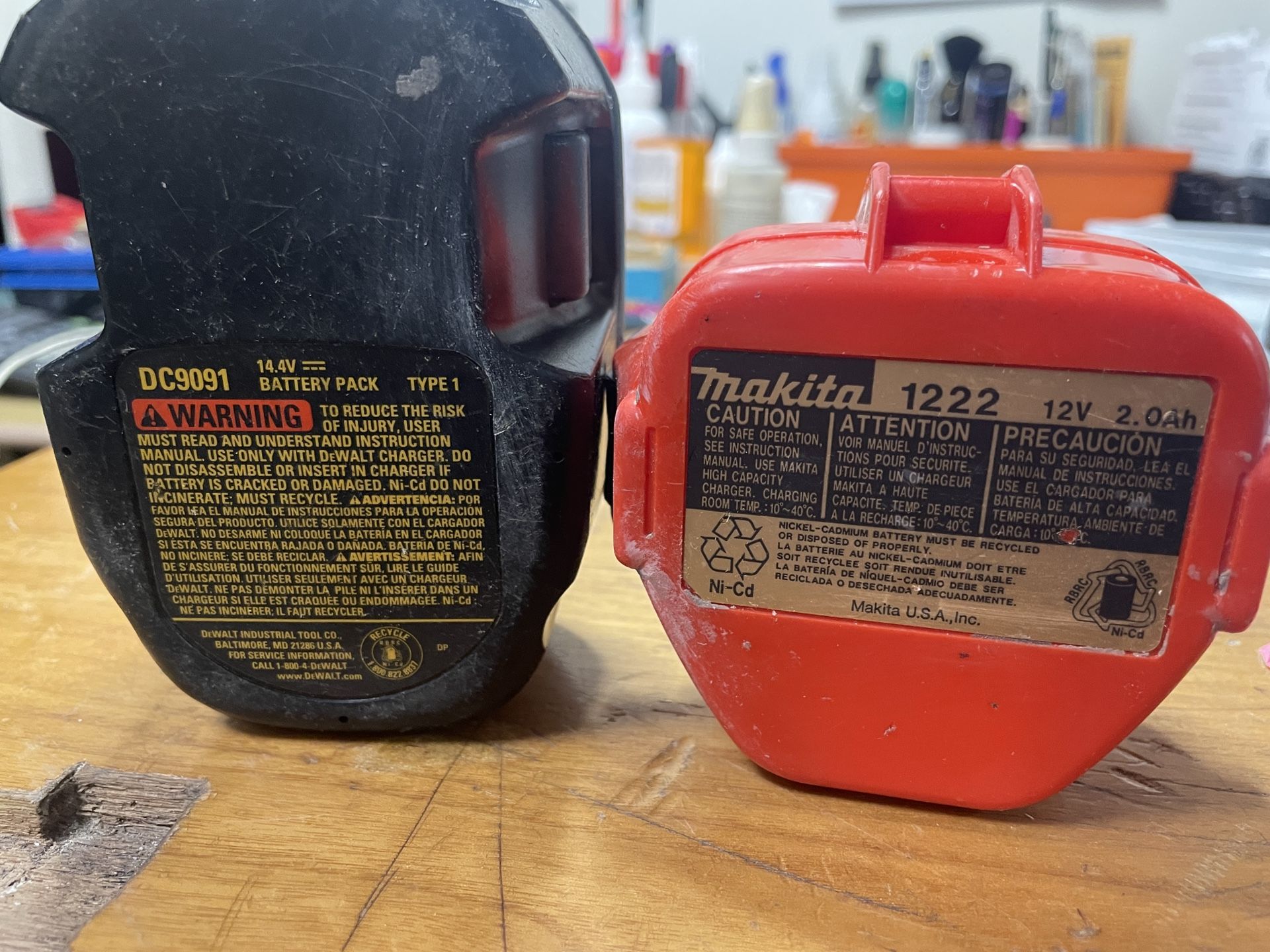 DeWalt Makita Batteries
