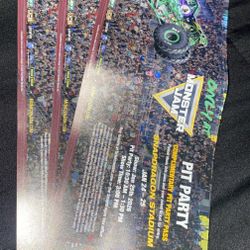 Monster Jam Pit Party Pass