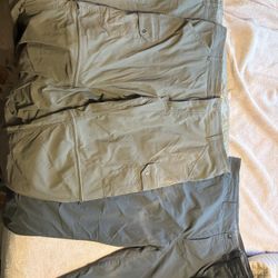 Set Of 3 Hiking Pants/trousers, Kuhl & Royal Robbins, 40x32