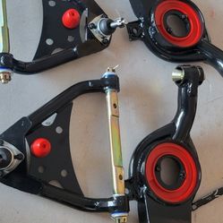 1965---1970 Chevy Impala, Caprice, Biscayne, Bel Air 4 Piece Performance  Front Upper And Lower Control Arms