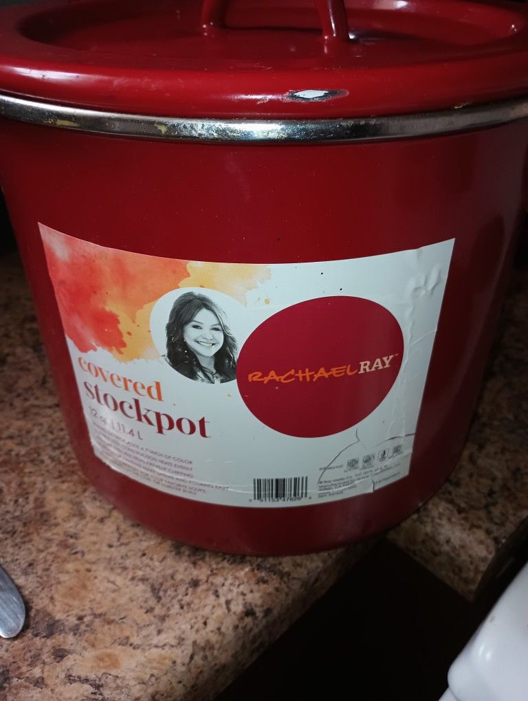 RACHEL RAY 12 QT STOCK POT