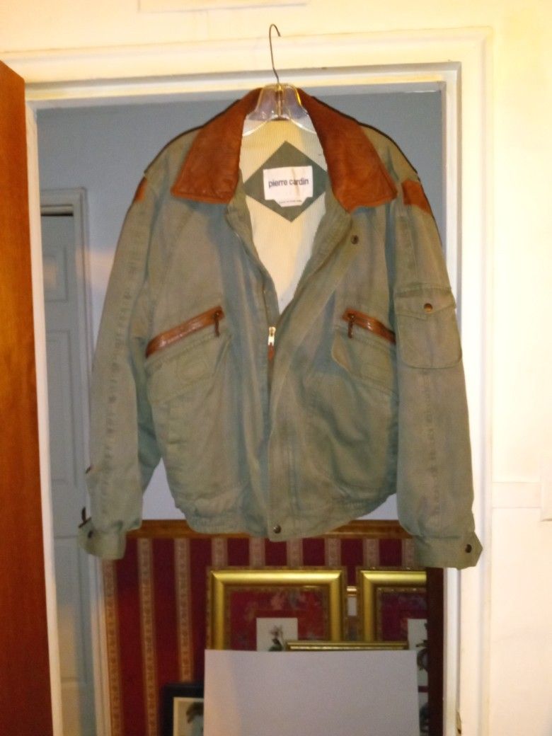 Mens Bomber Style Jacket Size Large