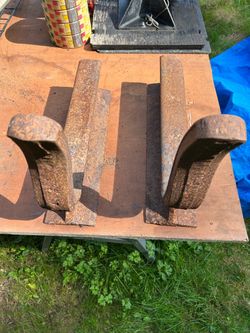 Antique andirons