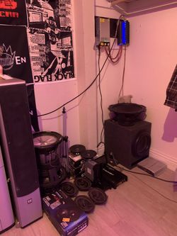 Subs/amps/Radio/loud/door Speakers 
