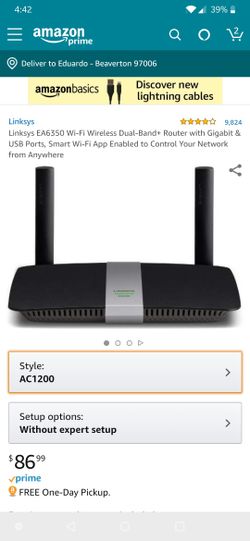 Linksys Dual-Band+ WIFI Router