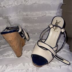 Ysl  Platform Wedges Sz 38