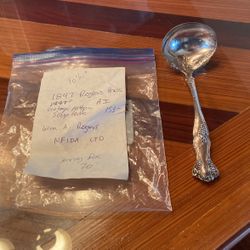 1847 Rogers Bros Vintage Soup Label 7 1/8”