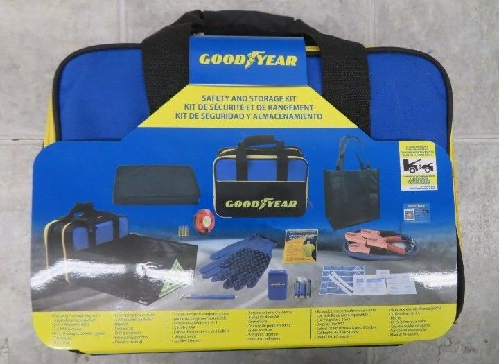 NEW GOOD YEAR SAFETY AND STORAGE KIT