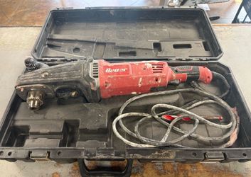 BAUER TOOLS 1695E-B Corded 13 Amp, 1/2 in., 2-Speed Right-Angle Drill