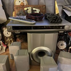 Durabrand HT-395 5.1 Channel Home Theater Surround Sound System Complete Used