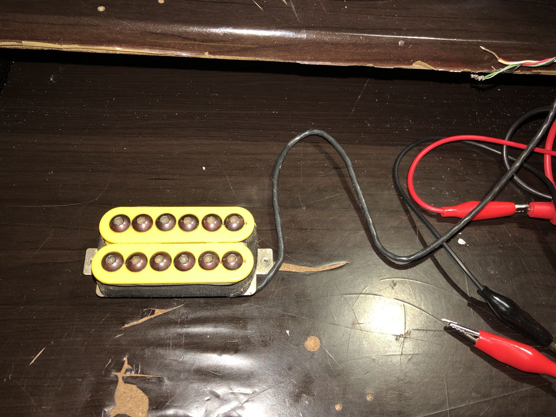 Vintage Seymour Duncan Yellow Invader Humbucker Pickup