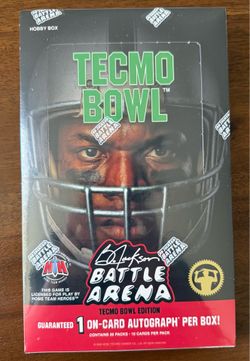 Bo Jackson Tecmo Bowl Hobby box sealed