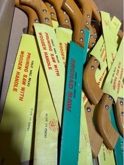 Pruning saws w/ Wood Handles