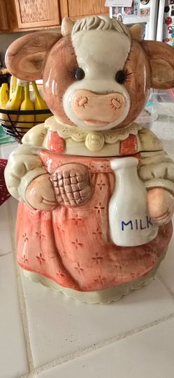 Merry Moo Cow Cookie Jar