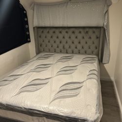 Queen bed frame