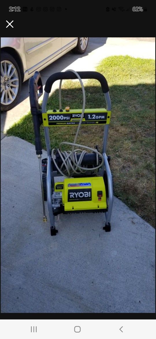 Ryobi Pressure Washer 2000psi