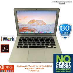 MacBook Air "Core i5" 1.4 13" (Early 2014) 4GB, 128GB SSD "H90868"