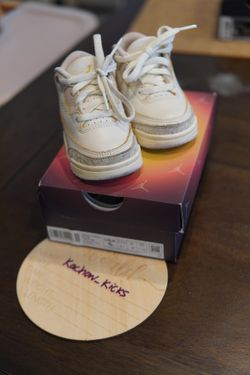 Sz 5c Toddler | Air Jordan 3 x J Balvin 'Medellin Sunset' OG ALL
