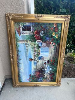 Large oil painting