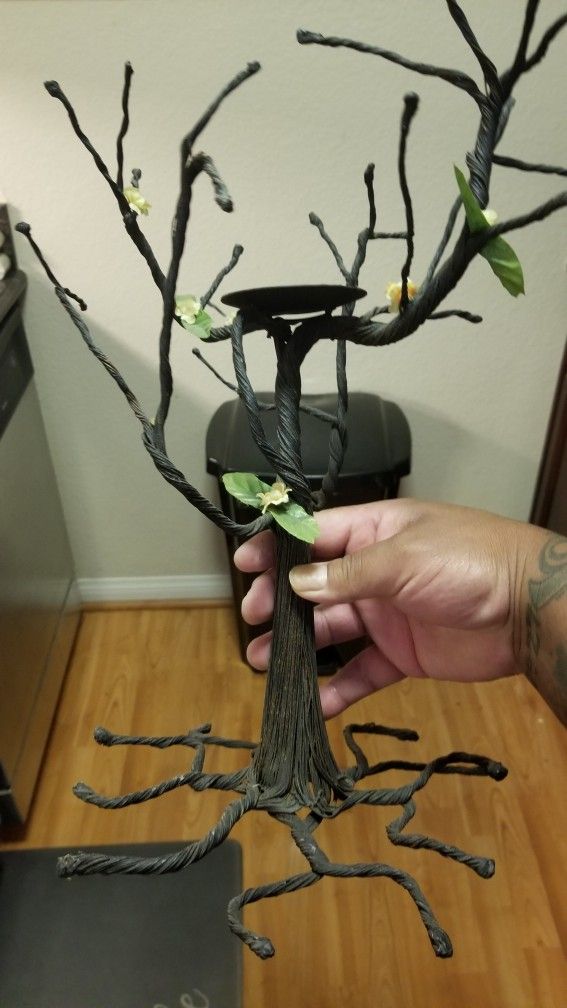 Metal Gothic Style Candle Holder