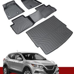 *NEW* Nissan Rogue All-Weather TPE Custom Heavy Duty Floor Mats & Cargo Liner