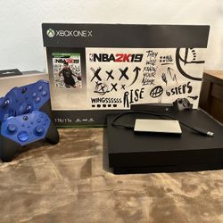 Xbox One X 1TB w/ 1TB External HD & Elite Series 2 controller
