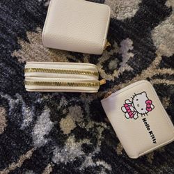 Sanrio Hello Kitty Double Zipp Wallet [Creme]